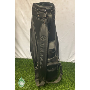 Used Black Vessel Prodigy Golf Cart/Carry Staff Bag 6/Way 11