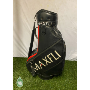 Used Maxfli Golf Black Golf Staff Bag 6-way Divider - Ships Free