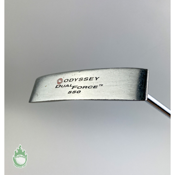 Used RH Steel Odyssey Dual Force 550 35" Putter Steel Golf Club Odyssey Grip