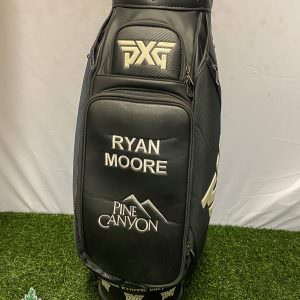 PXG Staff Bag Black Owned by PGA Pro Ryan Moore TRUE Linkswear 6-Way w/ Handles