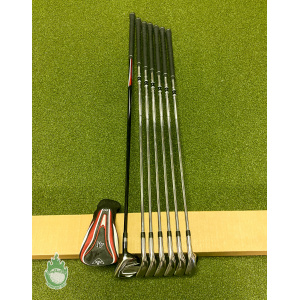Used Right Handed MaxFli Black MAX Irons 4H 5-PW Regular Flex Steel Golf Set