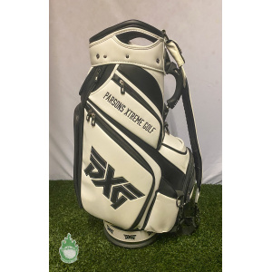 PXG Staff Bag White Owned by PGA Pro Ryan Moore TRUE Linkswear 6-Way