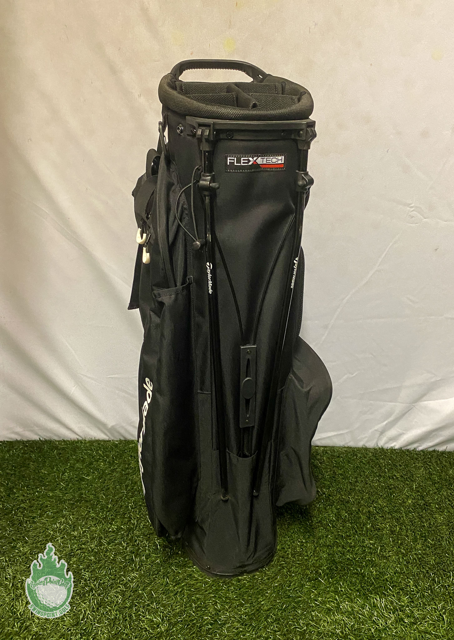 Taylormade Flex Tech Cart Carry Stand Golf Bag Black & White Ships Free ...