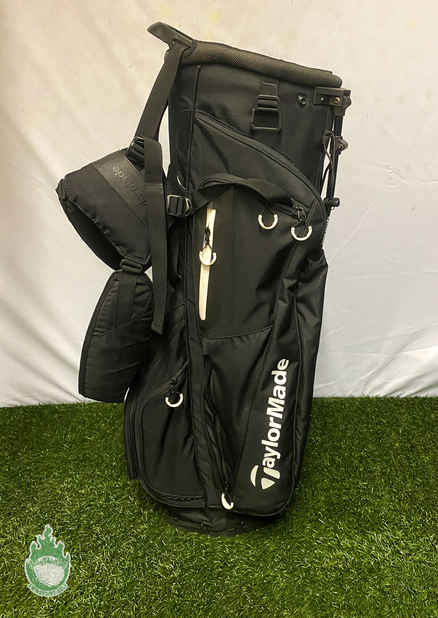 Taylormade Flex Tech Cart Carry Stand Golf Bag Black & White Ships Free ...