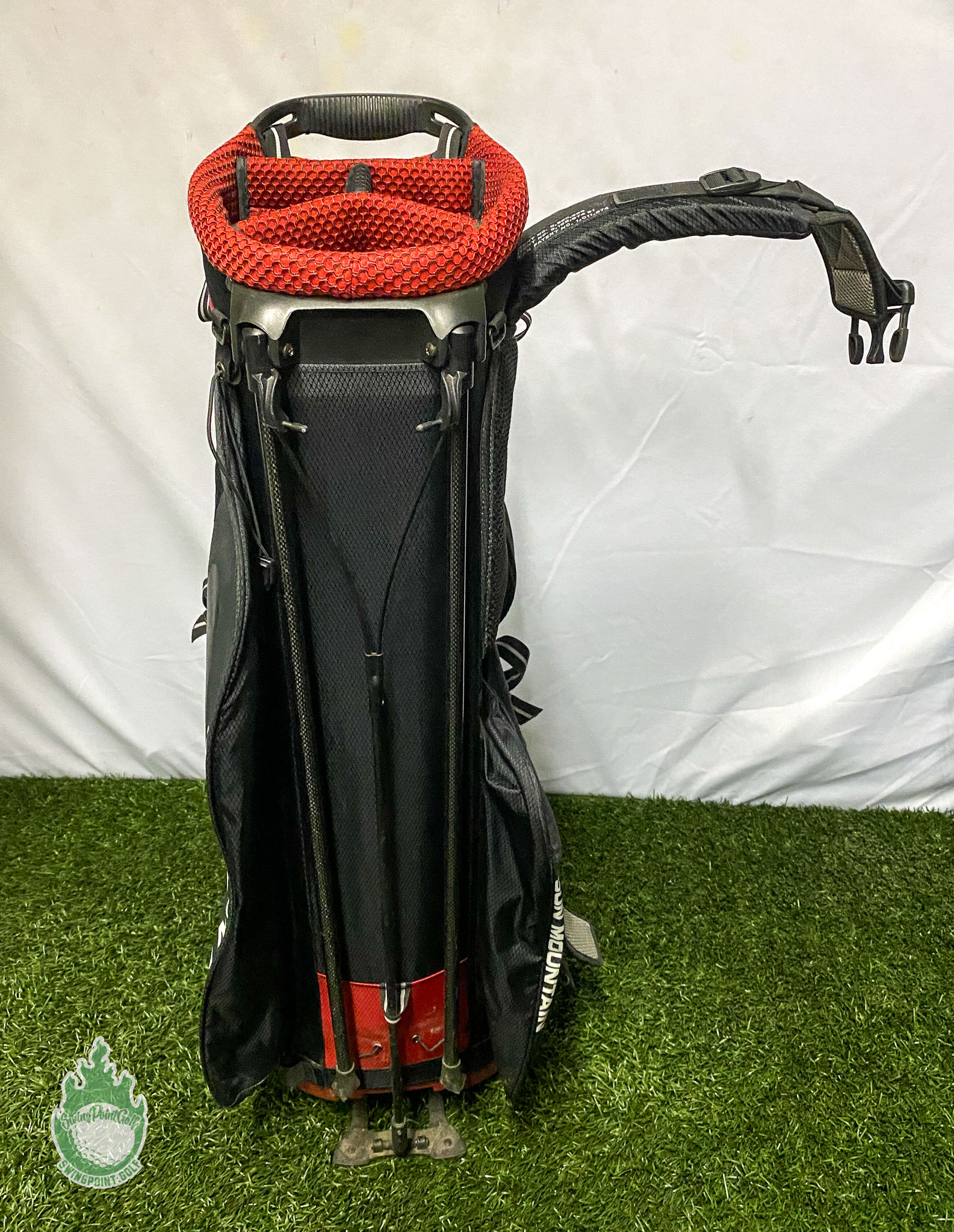 Used Sun Mountain Three Five Zero Gravity Red & Black Golf Stand Bag 4 ...