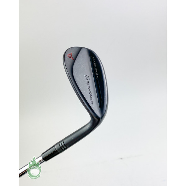 Used TaylorMade Milled Grind 2 SB Black Wedge 58*-11 Stiff Flex Steel Golf Club