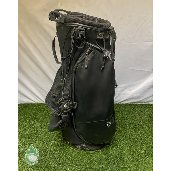 Used Rare Black Adabat Golf Cart/Carry Bag w/ Rainhood & Duffel