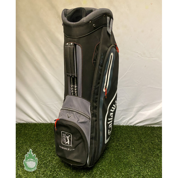 Callaway CHEV ORG 14 Golf Cart Carry Bag Black/Grey TPC Summerlin Las ...