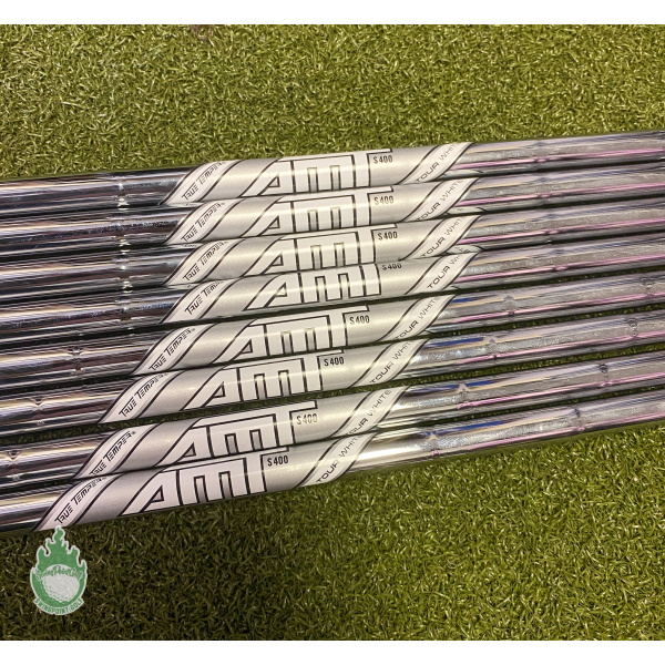 8 New True Temper AMT Tour White Shafts 106-130g S-Flex S400 .355