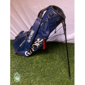 G/Fore Golf Stand Bag Blue 2-Way 5 Pocket Respect My Ball Flight