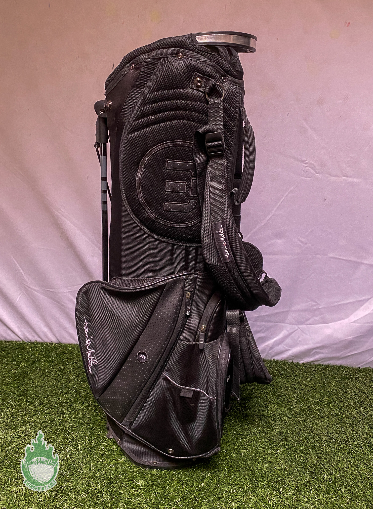 Used Travis Mathew Golf Stand Bag Embroidered 6-way 7 Pockets No Rainhood ·  SwingPoint Golf®