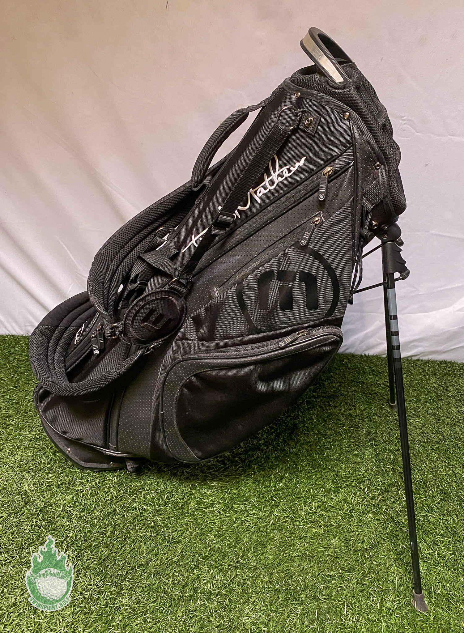 Used Travis Mathew Golf Stand Bag Embroidered 6-way 7 Pockets No Rainhood ·  SwingPoint Golf®