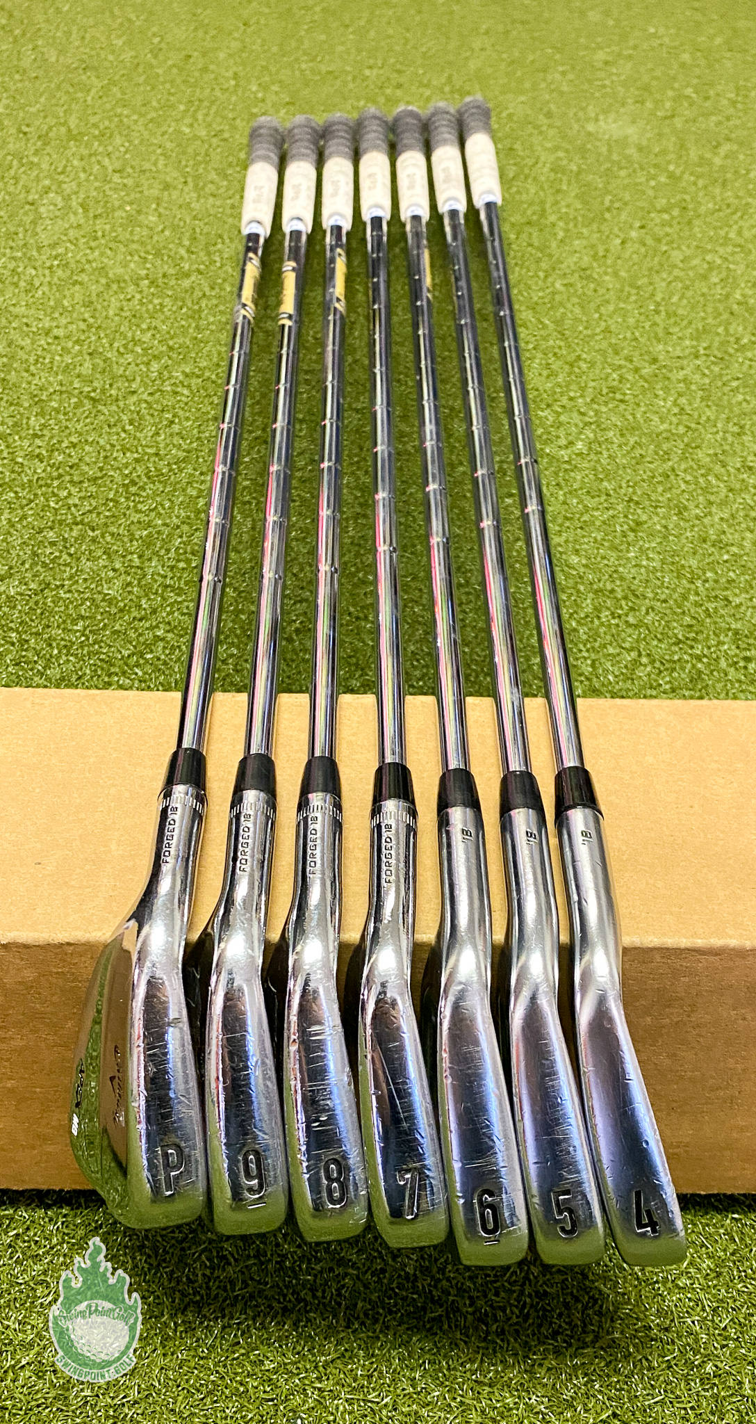 Used LH Callaway X-Forged/Apex MB '18 Irons 4-PW TI X100 X-Stiff Steel ...