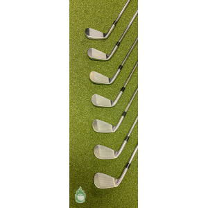 Used Right Handed Yonex Nano V Forged Irons 4-PW Regular Flex Steel Golf Set