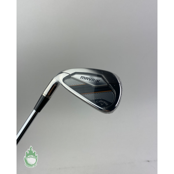 New LEFT Callaway Mavrik Demo 7 Iron 80g KBS MAX Regular Flex Steel Golf Club