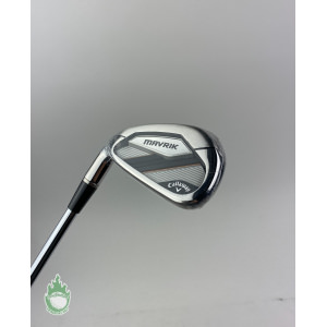 New LEFT Callaway Mavrik Demo 7 Iron 80g KBS MAX Regular Flex Steel Golf Club