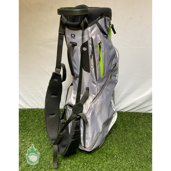 OGIO 4-Way Golf Stand Bag Cart/Carry Grey Rainhood/Dual Straps Included