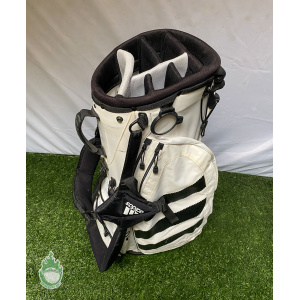 Used Adidas Cart/Carry Stand Bag 7-Way White Rainhood & Dual · SwingPoint Golf®