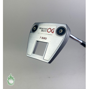 Used RH Odyssey White Hot OG 7 Bird 34.5" Stability Shaft Putter Golf Club