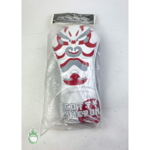 Brand NEW Scotty Cameron Japan Kabuki Fairway Headcover Red And White RARE