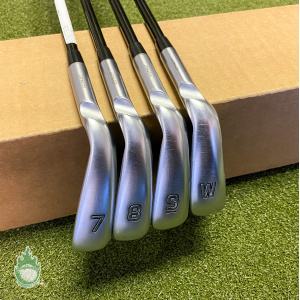 Used Ping Red Dot G425 Irons 7-PW Distanza 40g Senior Flex Steel Golf ...