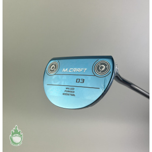 New RH Mizuno M Craft OMOI 03 Blue Ion Forged 35" Putter Steel Golf Club