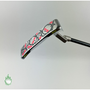 New Right Handed SWAG Stacked Skulls Handsome One 33" Putter Steel Golf Club