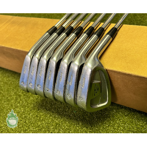 Used RH Mizuno T-Zoid Pro Irons 4-PW Dynalite Gold R400 Regular Steel Golf Set