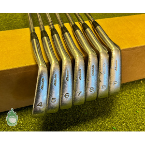 Used RH Mizuno T-Zoid Pro Irons 4-PW Dynalite Gold R400 Regular Steel Golf Set