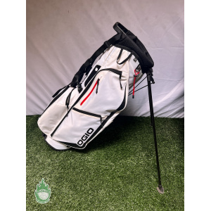 Pre-Owned OGIO 4-Way Golf Stand Bag Cart/Carry White No Rainhood