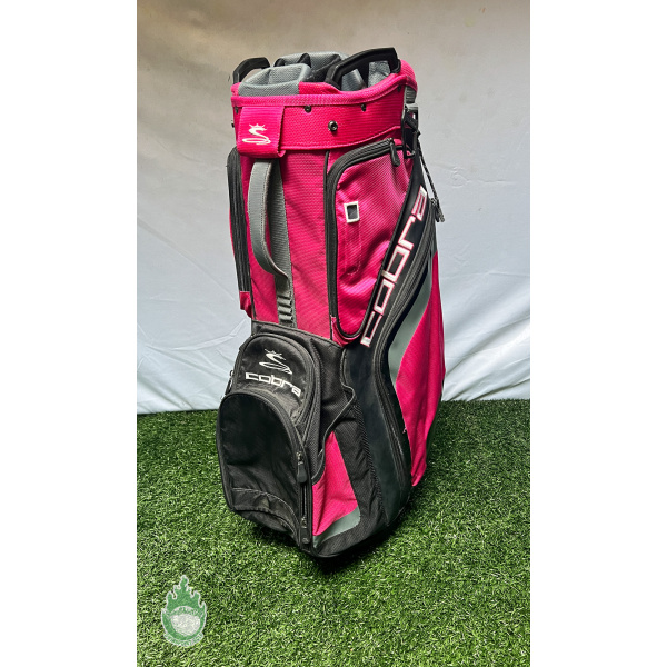 ladies pink ping golf bag