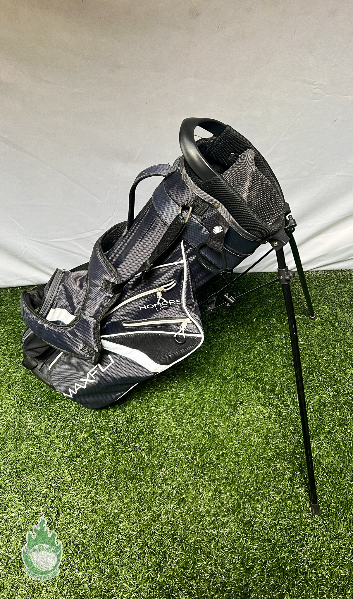 Used Maxfli Golf Blue Honors Lite Golf Stand Bag 3-way Divider - Ships ...