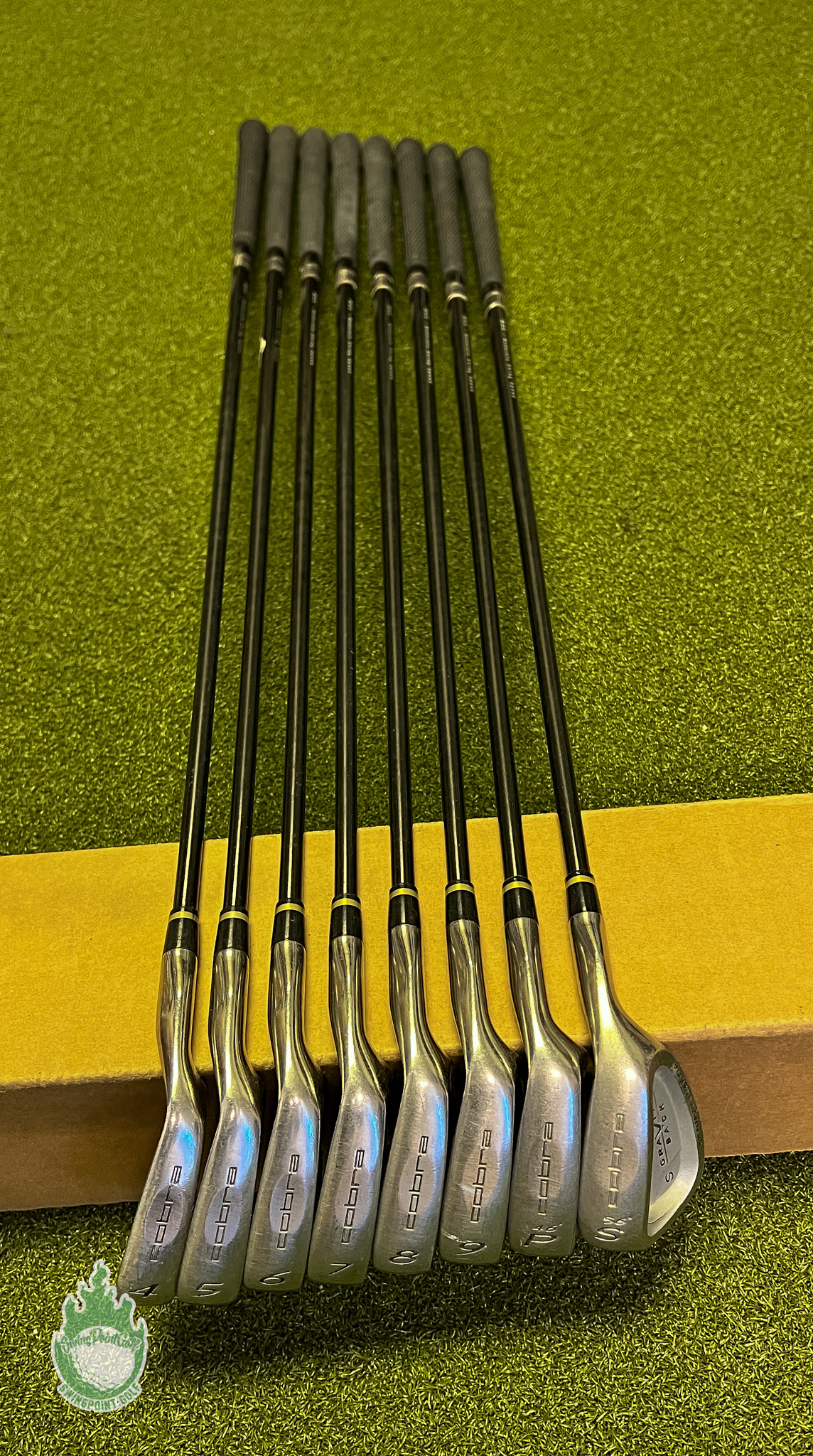 Used Right Handed Cobra Gravity Back Irons 4-PW/SW Regular Graphite ...