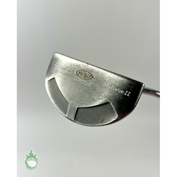 Used Right Hand Yes C-Groove Victoria II 35" Putter Steel Golf Club Winn Grip
