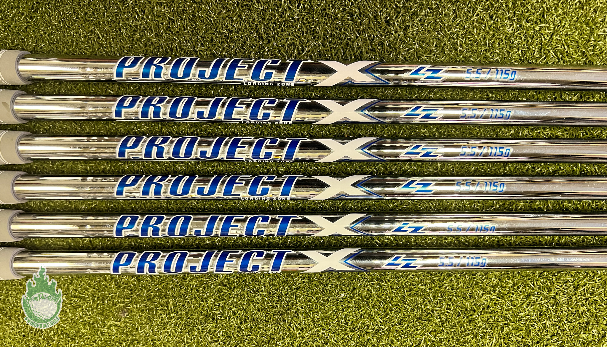 Used Project X LZ Iron Shafts 115g R-Flex Steel Iron Shafts 5-PW