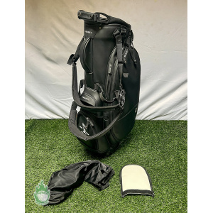 New Ping Golf Traverse Staff Bag 14-Way Divided Black Rainhood Included