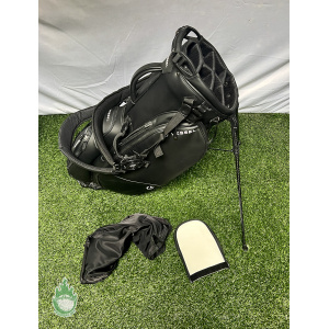 Used Black Vessel Lite Golf Cart/Carry/Stand Bag with Dual Straps ·  SwingPoint Golf®