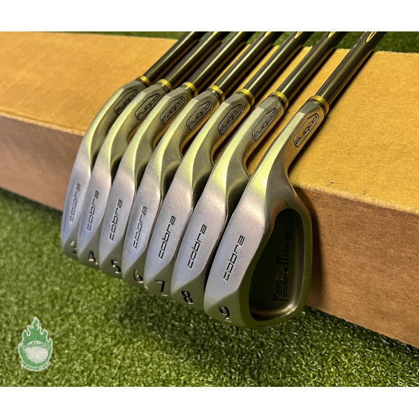 Used Right Handed Cobra Gravity Back Irons 3-9 Senior Graphite Golf Set