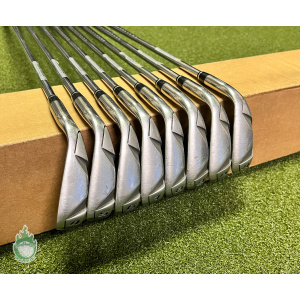 Used Right Handed NIKE SQ MachSpeed Irons 4-PW/AW Uni-Flex Steel Golf Club Set