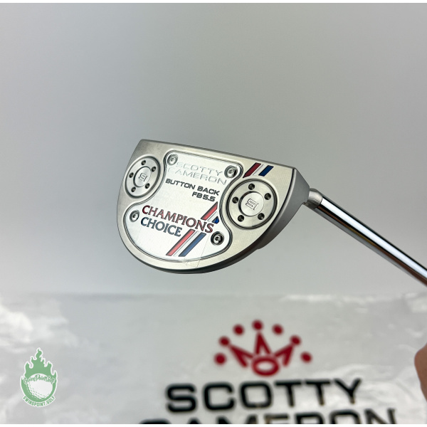 New RH Scotty Cameron Champions Choice Button Back FlowBack 5.5 34" Putter Golf