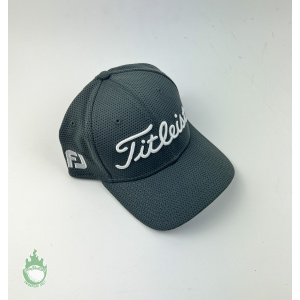New w/o Tags Titleist Pro V1 Fitted Hat L/XL Golf Grey w/ White Lettering