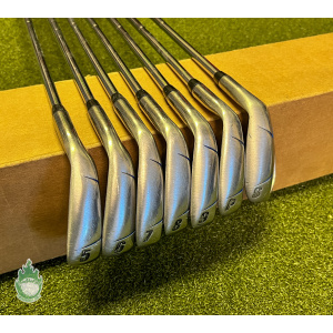 Used Right Handed Tour Edge Bazooka 360 Irons 5-PW/SW Uniflex Steel Golf Set