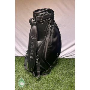 Used Black Vessel Prodigy Golf Cart/Carry Staff Bag 6/Way 11