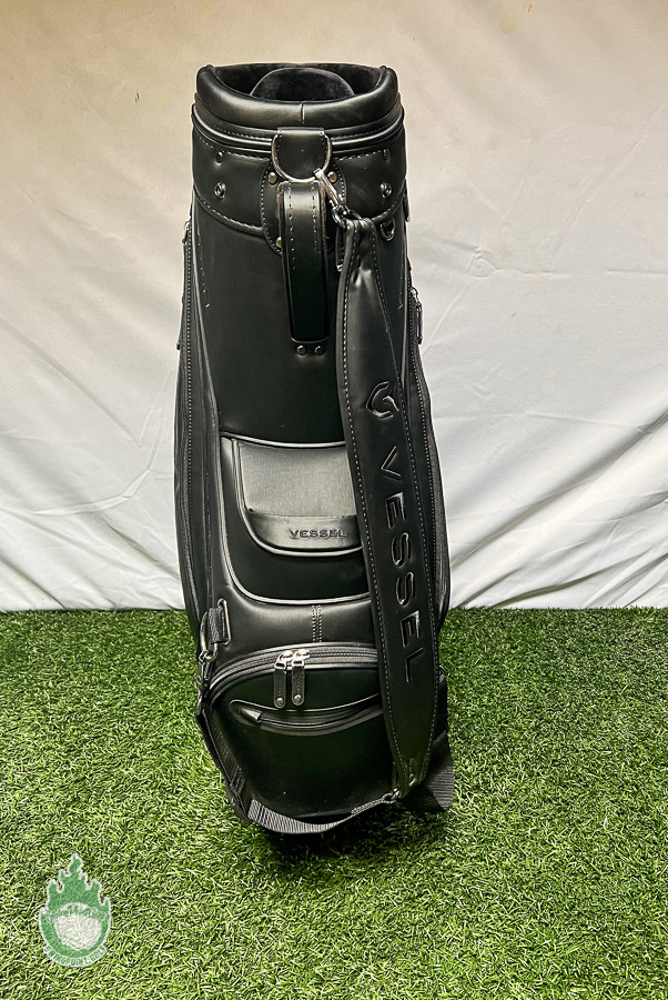 Used Black Vessel Prodigy Golf Cart/Carry Staff Bag 6/Way 11