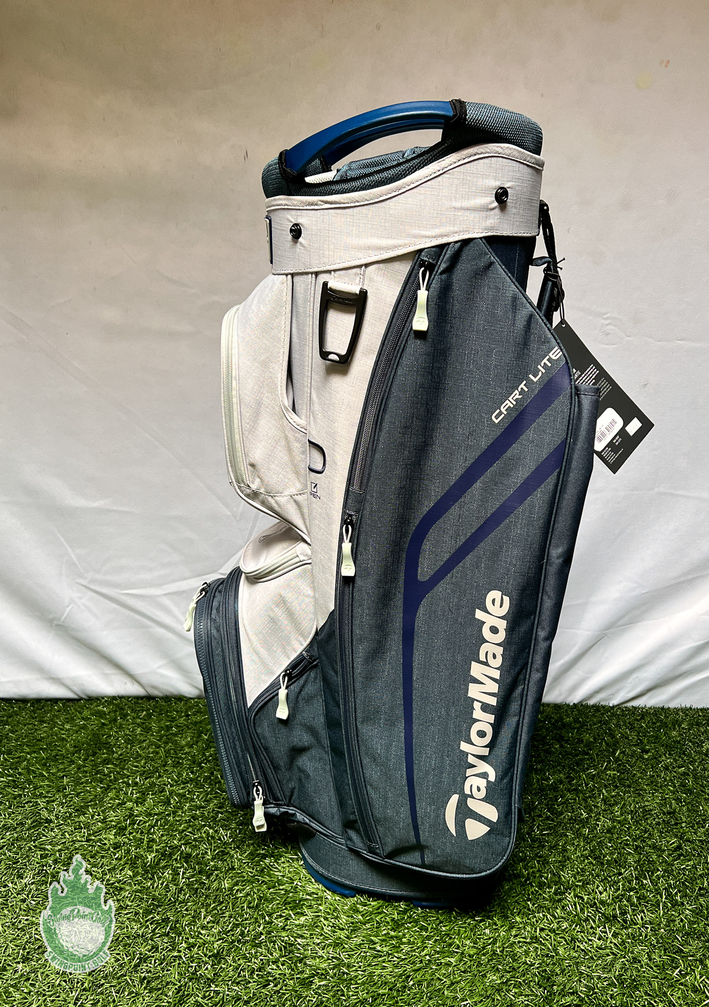 TaylorMade Cart Lite Golf Bag - Gray/Navy - Bags from Gamola Golf