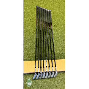 Used RH Callaway RAZR X HL Irons 4-PW/AW 75g Stiff Flex Graphite Golf Club Set