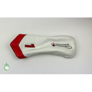 Used Links and Kings Shriners Hospital Children Open Leather Driver Headcover