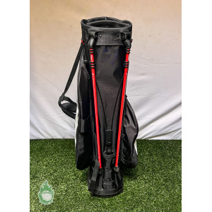 Titleist Player 4+ Golf Stand Bag 4-Way Divided Red/Black Dual Straps & Handle