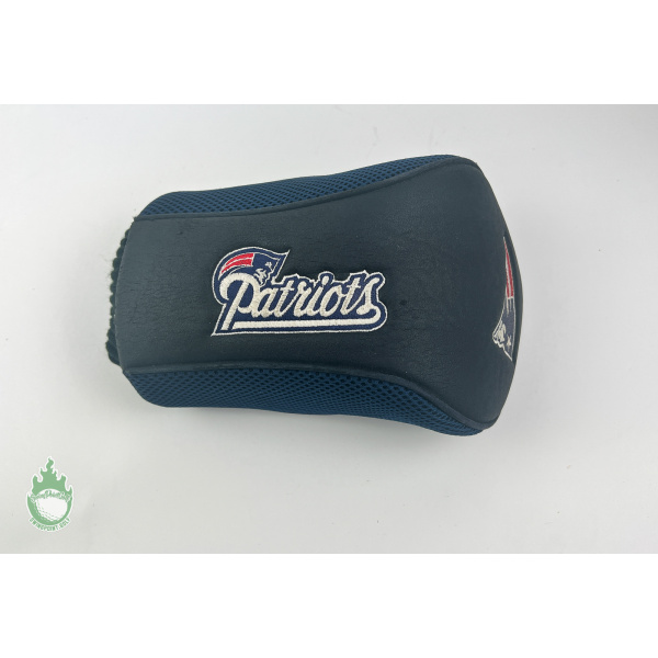 Used NFL New England Patriots Driver Golf Headcover Divot Tool and Ball Marker