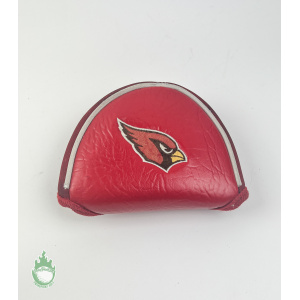 Used NFL Arizona Cardinals Embroidered Mallet Putter Golf Club Headcover